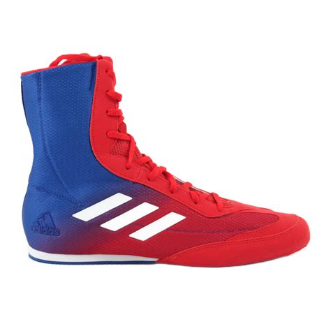 adidas boxschuhe box hog plus blau rot|adidas box hog shoes.